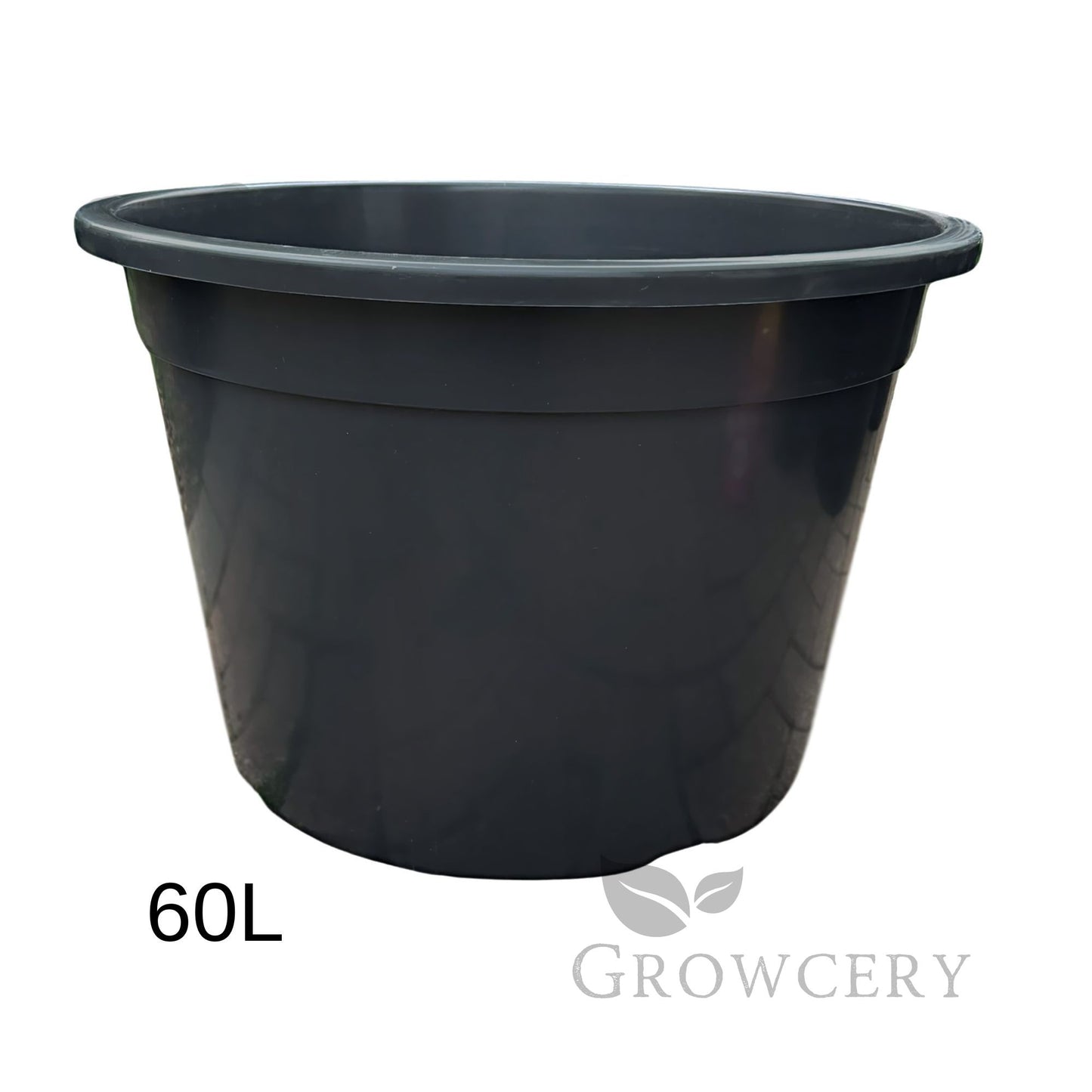 60L plastic plant pot with side handles – premium heavy-duty container for outdoor gardening and greenhouse use