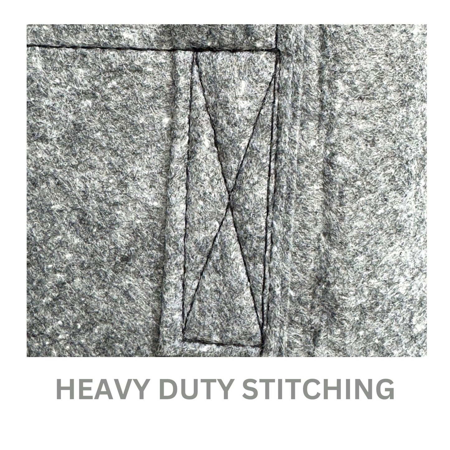 Growcery Grey Fabric Grow Bags – Heavy-Duty Stitching for Durability in Outdoor Gardening