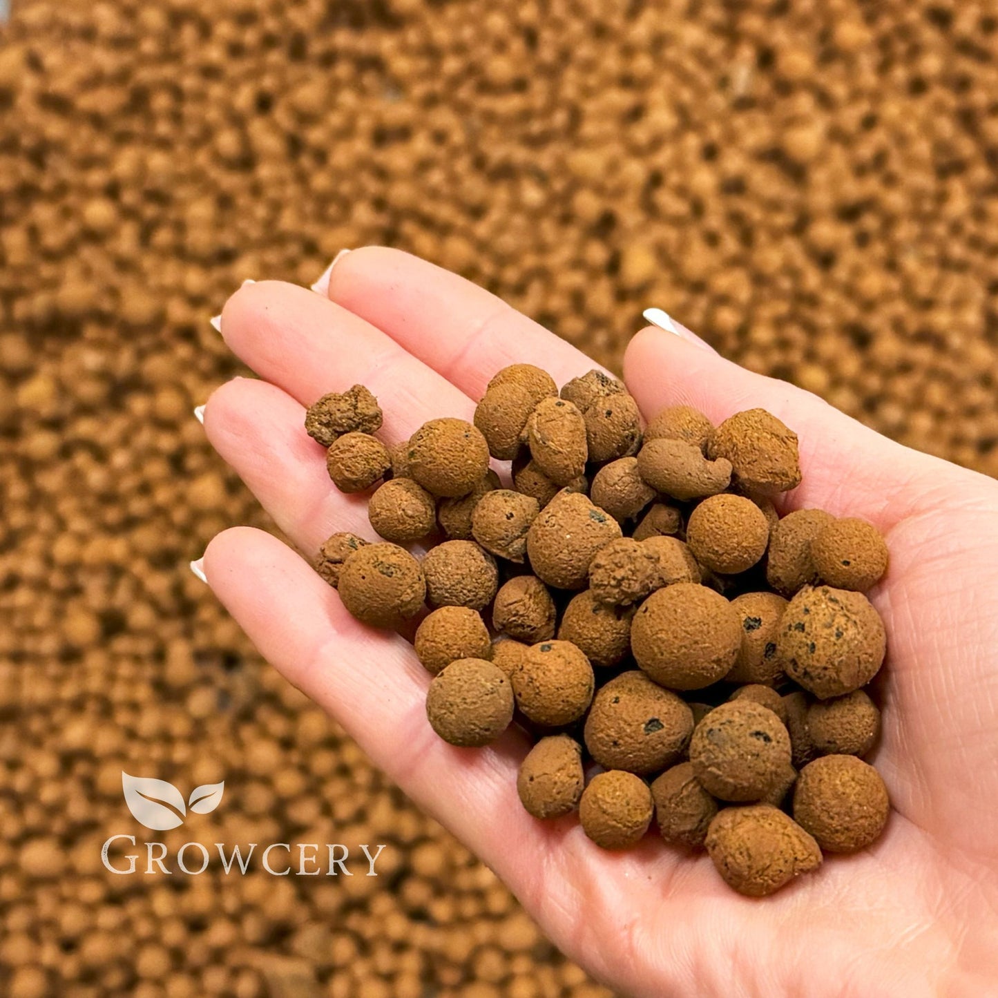 Natural clay pebbles for hydroponics and plant pots