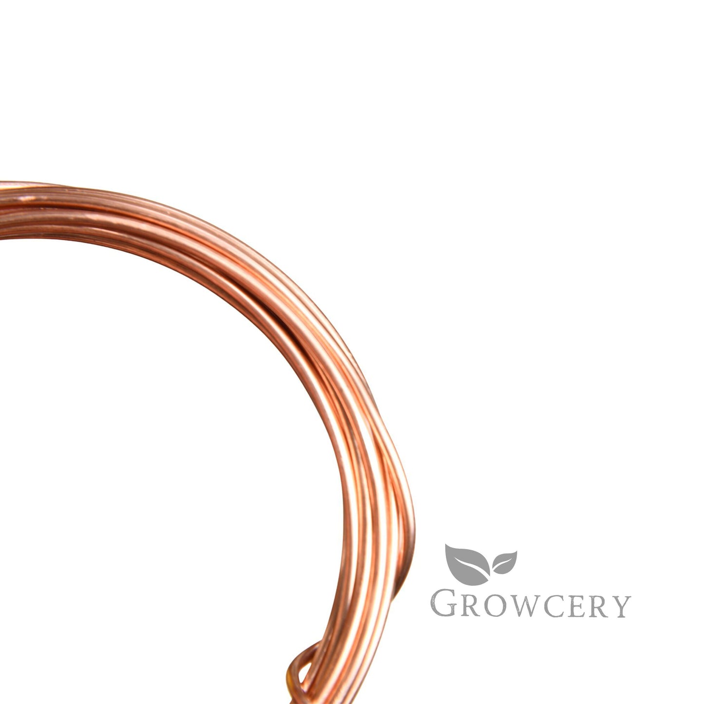 Close-up of premium copper wire roll showing smooth surface and flexible structure