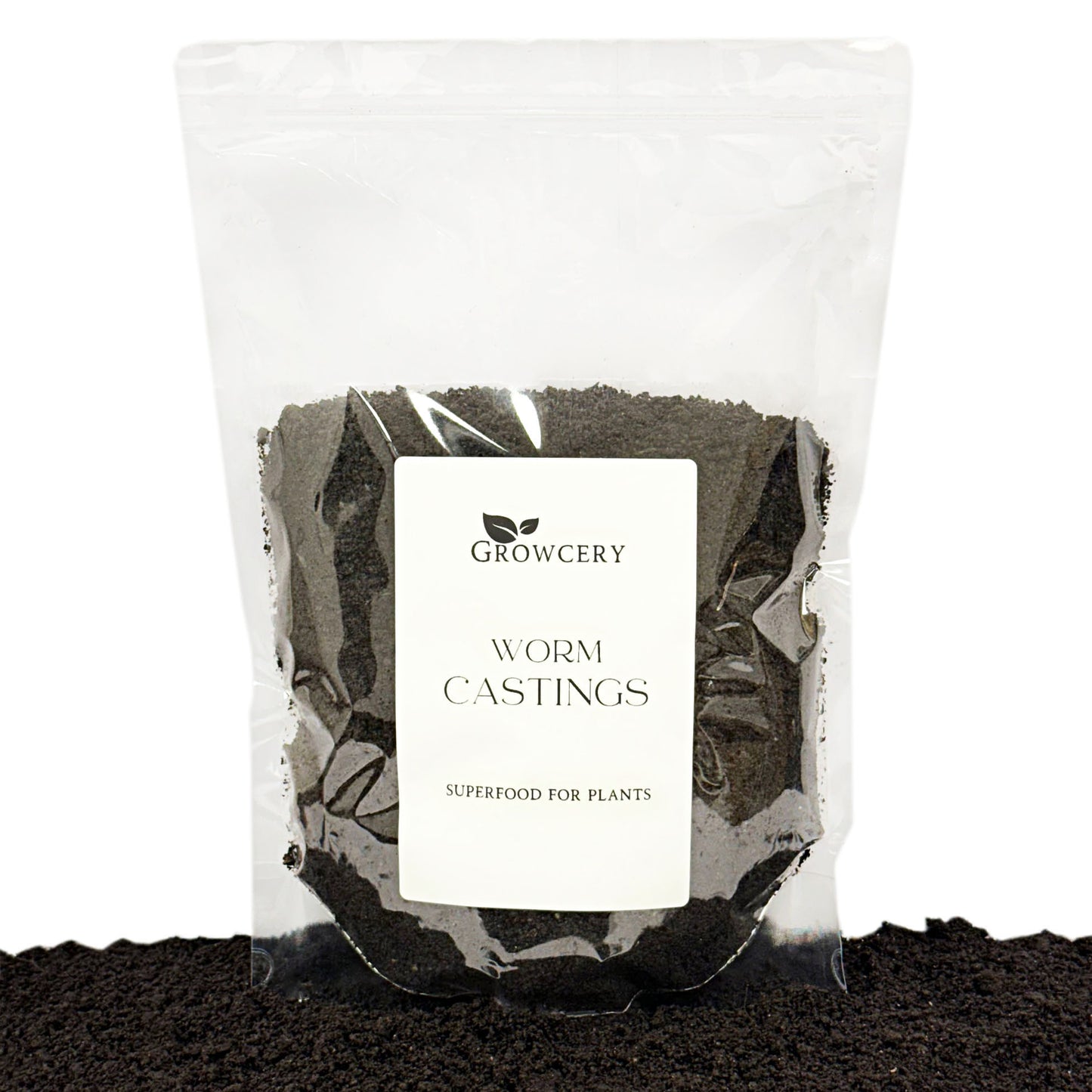 Growcery Worm Castings โ Superfood for Plants | Natural Fertiliser for Indoor & Outdoor Plants | UK-Made Vermicompost