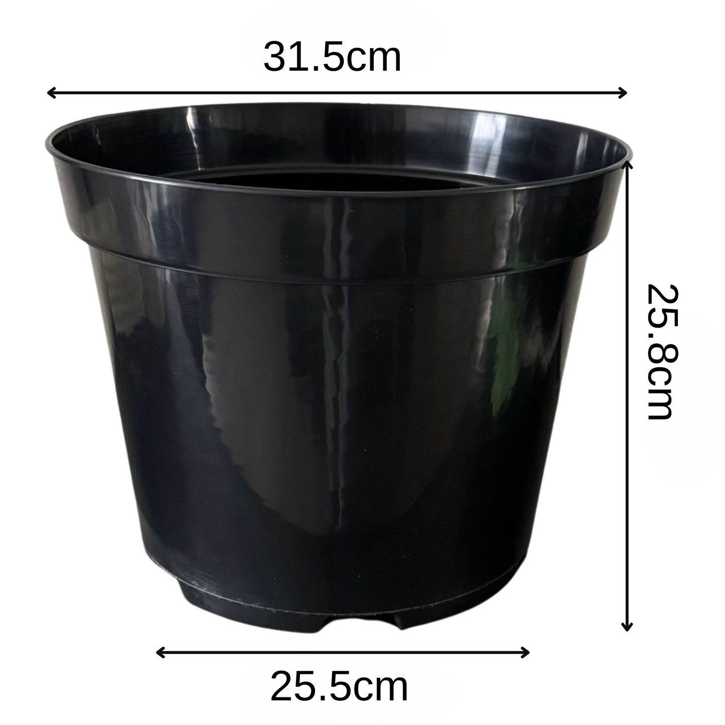 Round Plant Pot & Saucer Set 3L to 25L