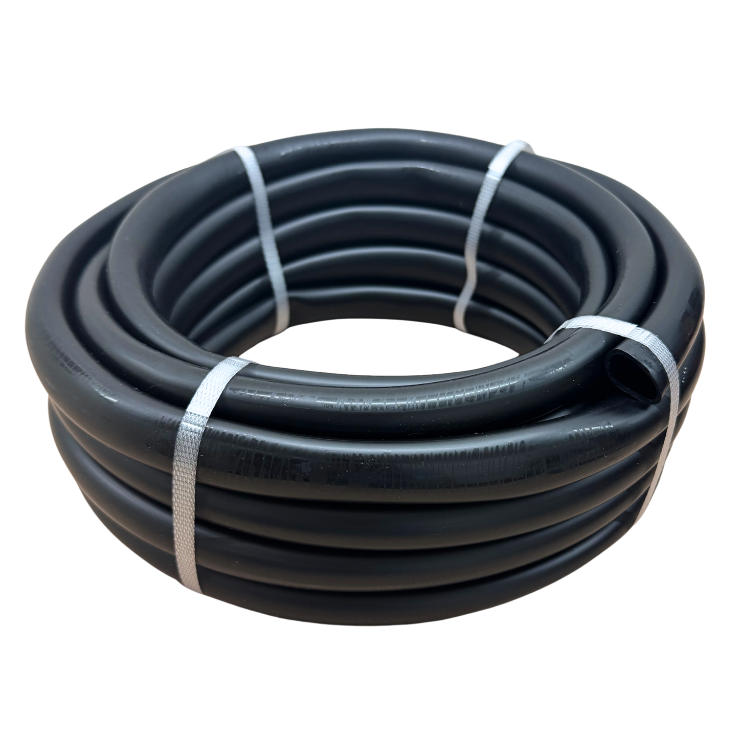 Coiled 19mm flexible irrigation pipe in 10 meter length for main water distribution