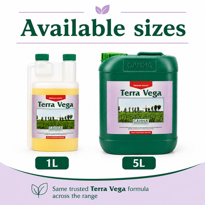 CANNA Terra Vega Growing Nutrient for Pots & Soil