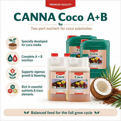 CANNA Coco A & B Two-Part Nutrient for Coco