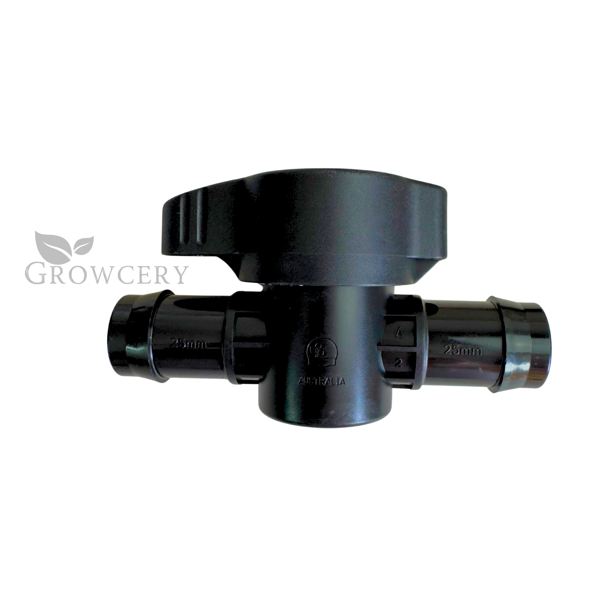 25mm inline tap valve for irrigation tubing connection