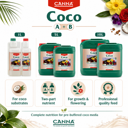 CANNA Coco A & B Two-Part Nutrient for Coco