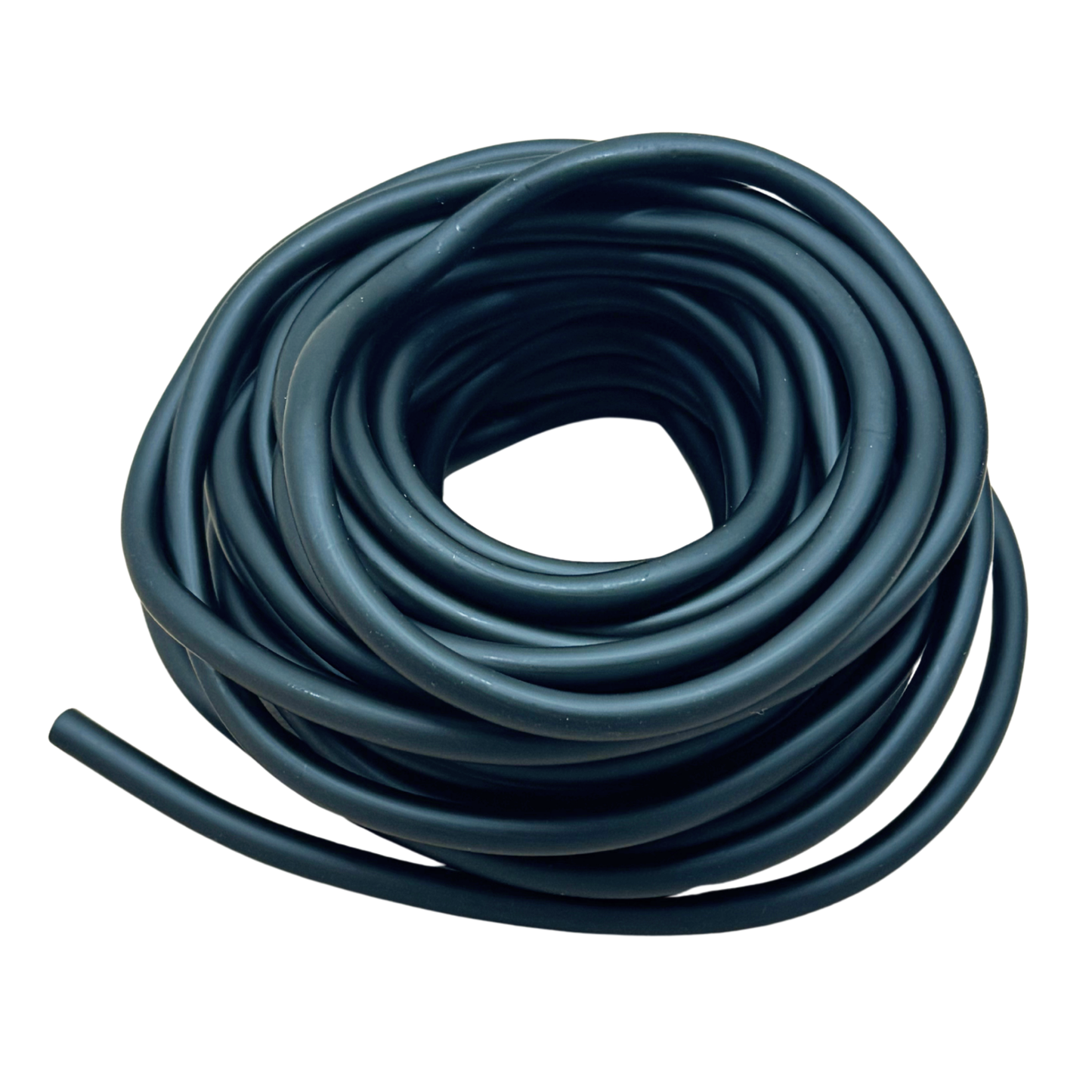 Coiled 4mm flexible garden irrigation pipe supplied in a 10 meter roll