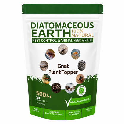 Gnat Plant Topper - Diatomaceous Earth for Indoor Plants