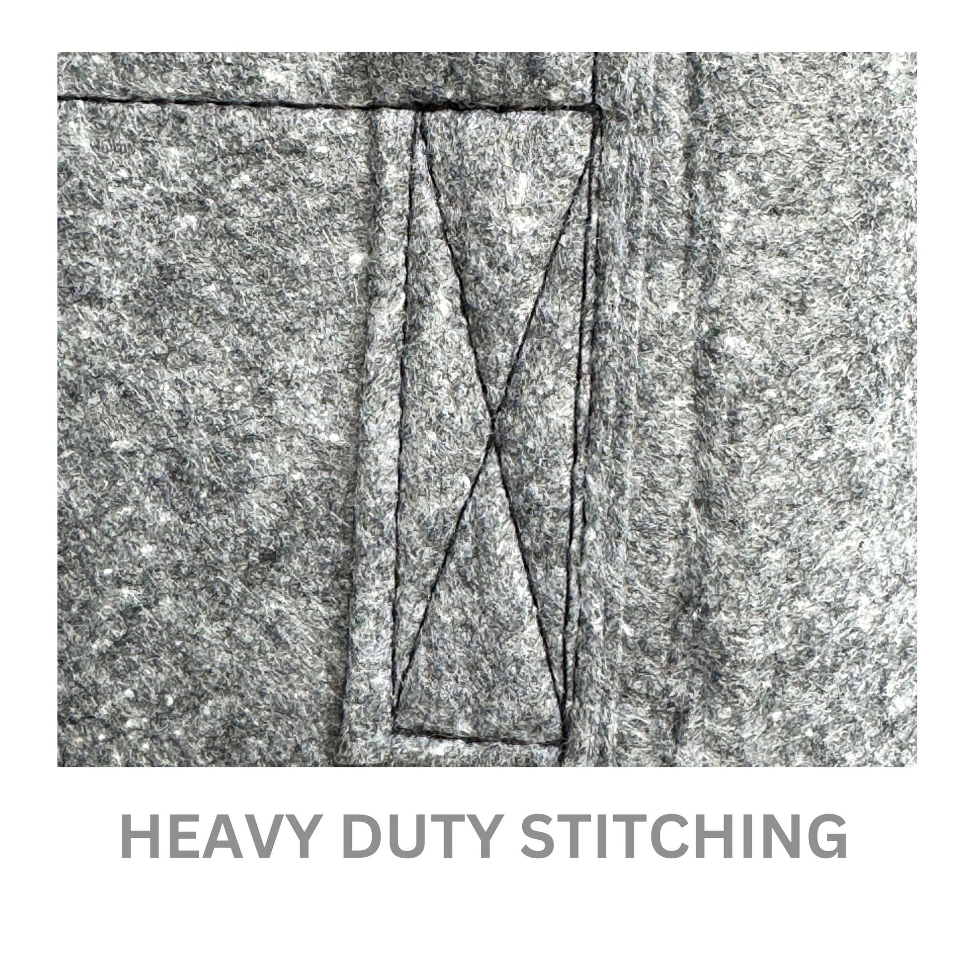 Growcery Grey Fabric Grow Bags – Heavy-Duty Stitching for Durability in Outdoor Gardening