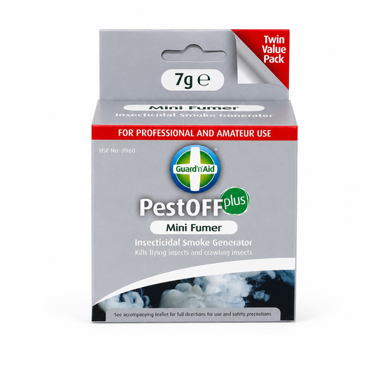 Guard’n’Aid PestOff Plus Mini Fumer pack of two 7g insecticidal smoke generators