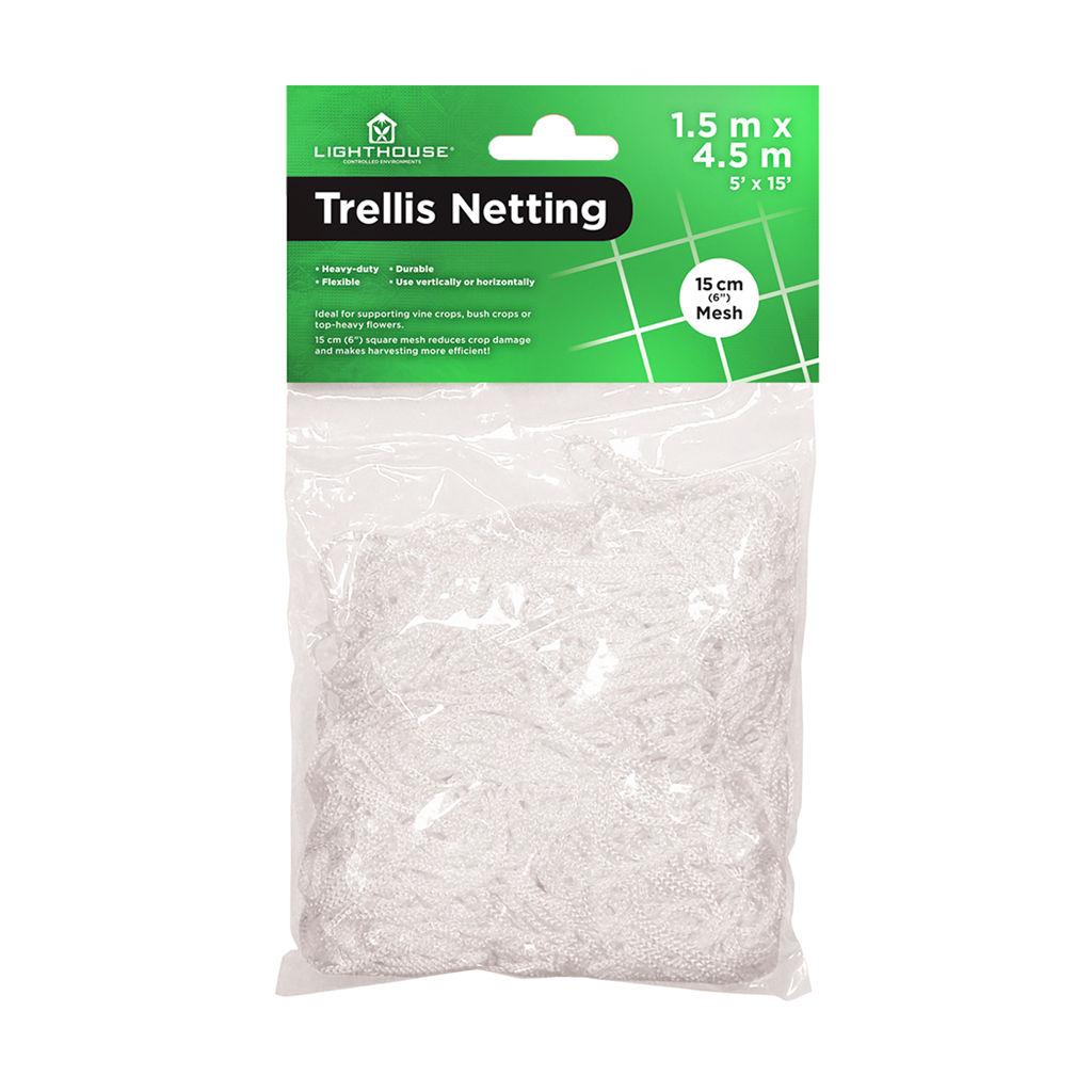 Trellis Netting Plant Support Mesh – 1.5m x 4.5m or 1.5m x 9m