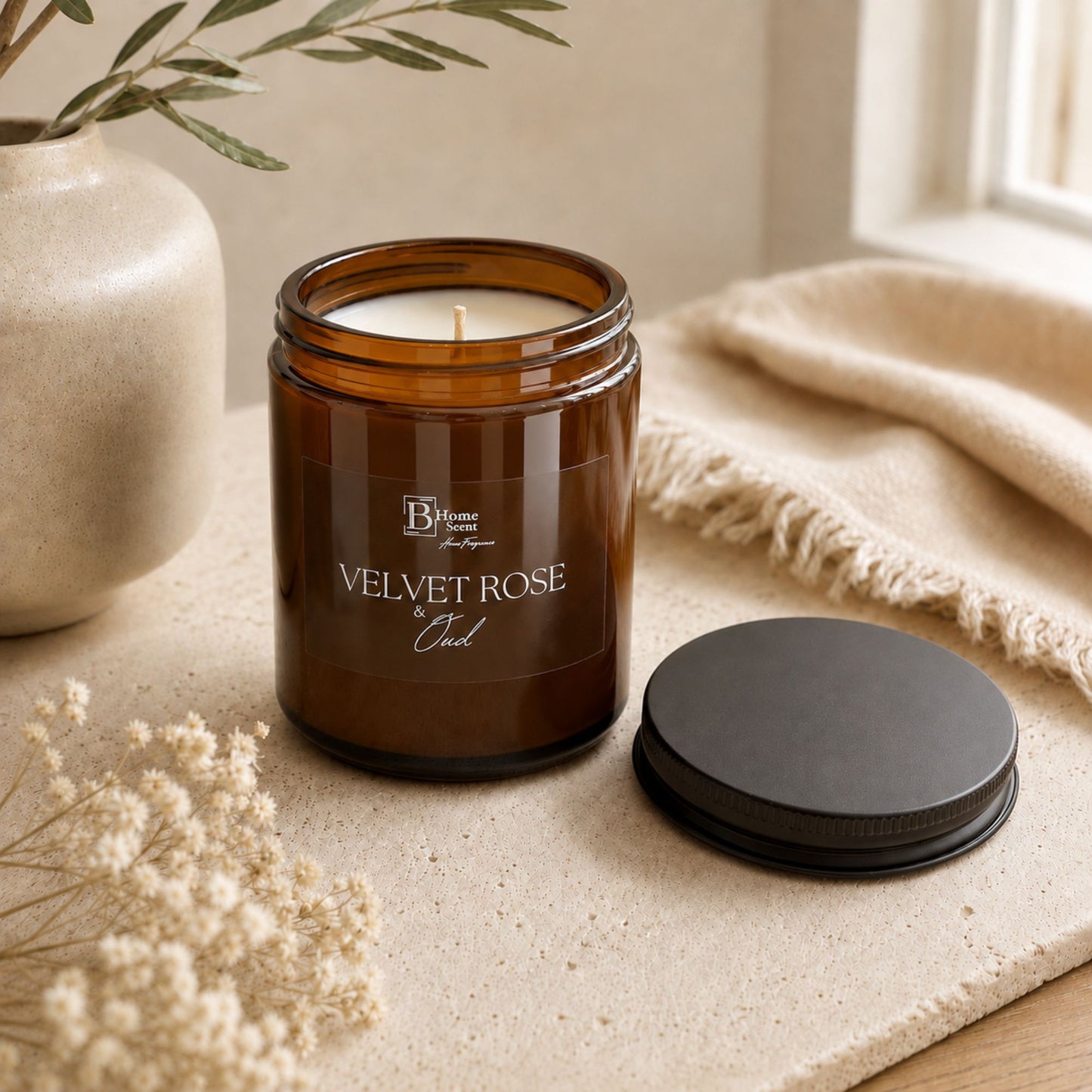 Amber Jar Scented Candle
