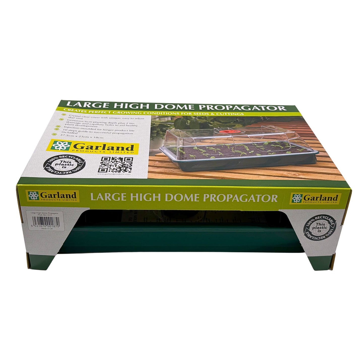 Garland Large High Dome Propagator – Complete Seed Starting Kit