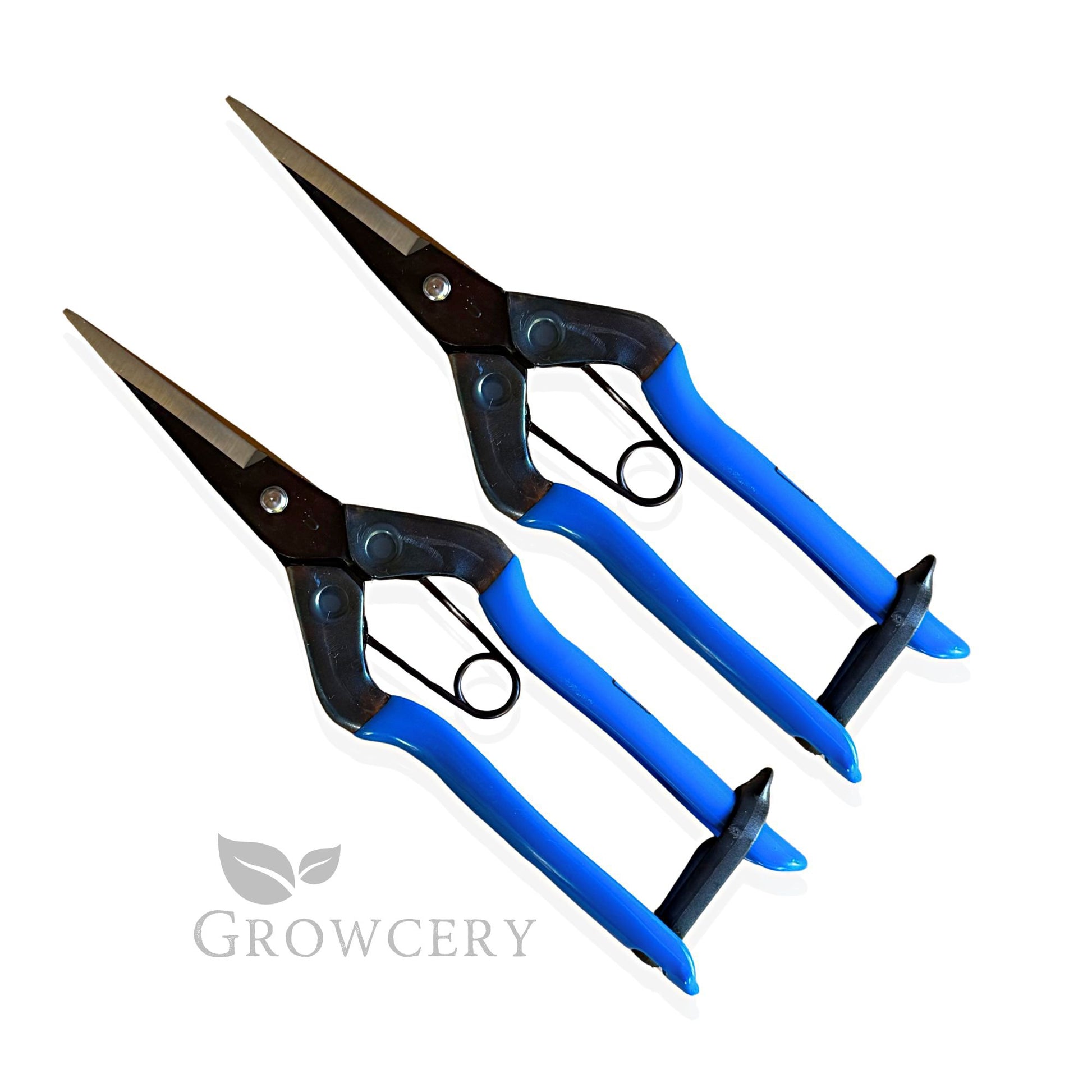 Pair of Chikamasa T-552 7″ carbon steel pruning shears with shock-absorbing spring