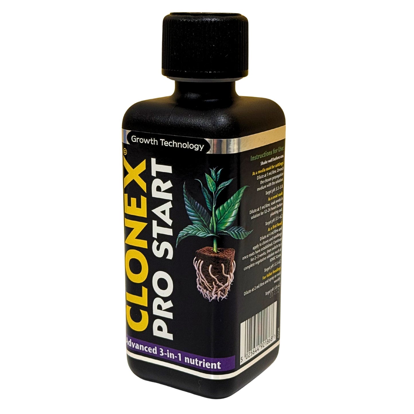 Clonex Pro Start nutrient for seed germination and root development