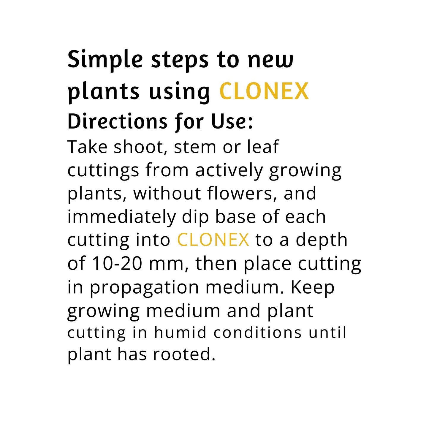 How to use Clonex rooting gel for plant cuttings and cloning propagation