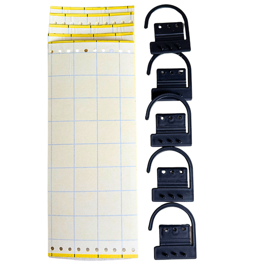 Guard’n’Aid Insect Catcher set of 5 yellow sticky traps with reusable hooks