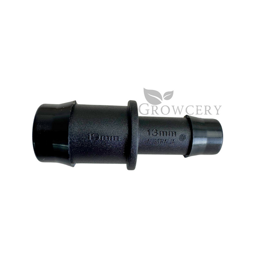 19mm to 13mm pipe reducer joiner for drip irrigation and hydroponics