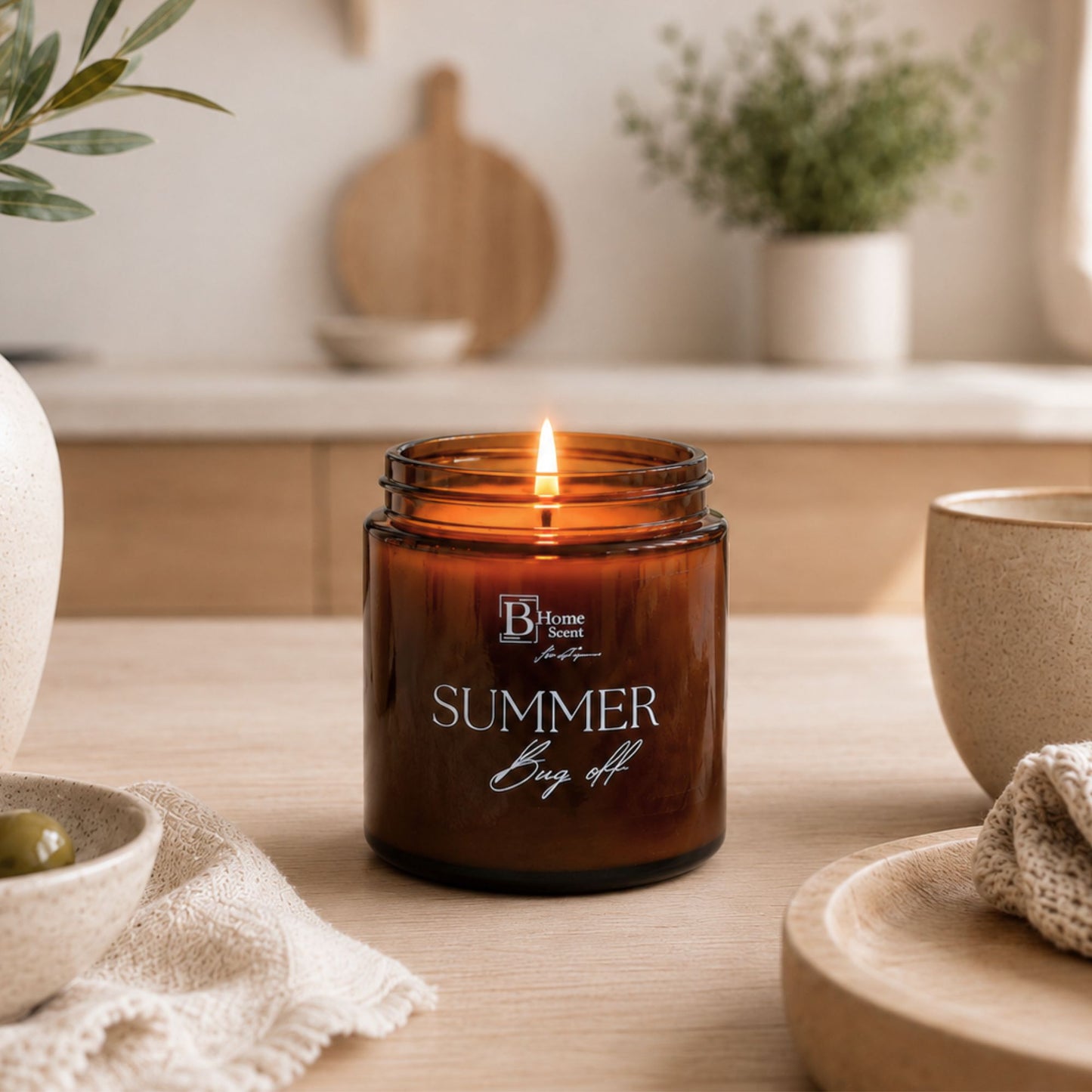 Amber Jar Scented Candle