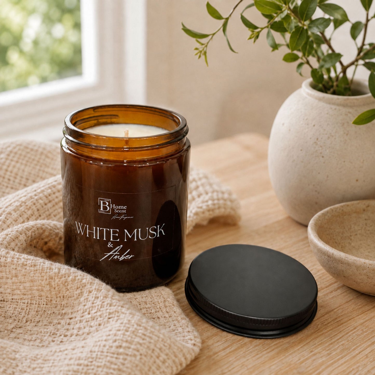 Amber Jar Scented Candle